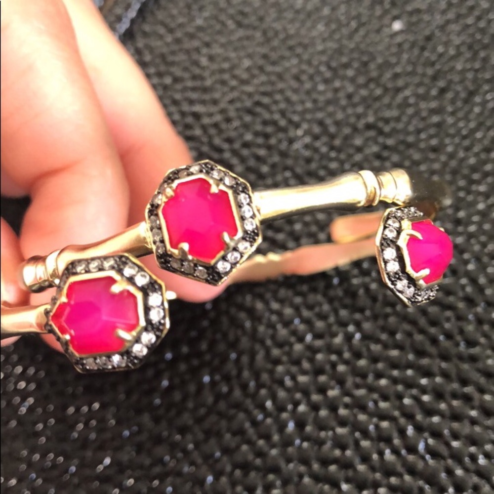 Prototype Mystic Bazaar Pink Agate bangles
